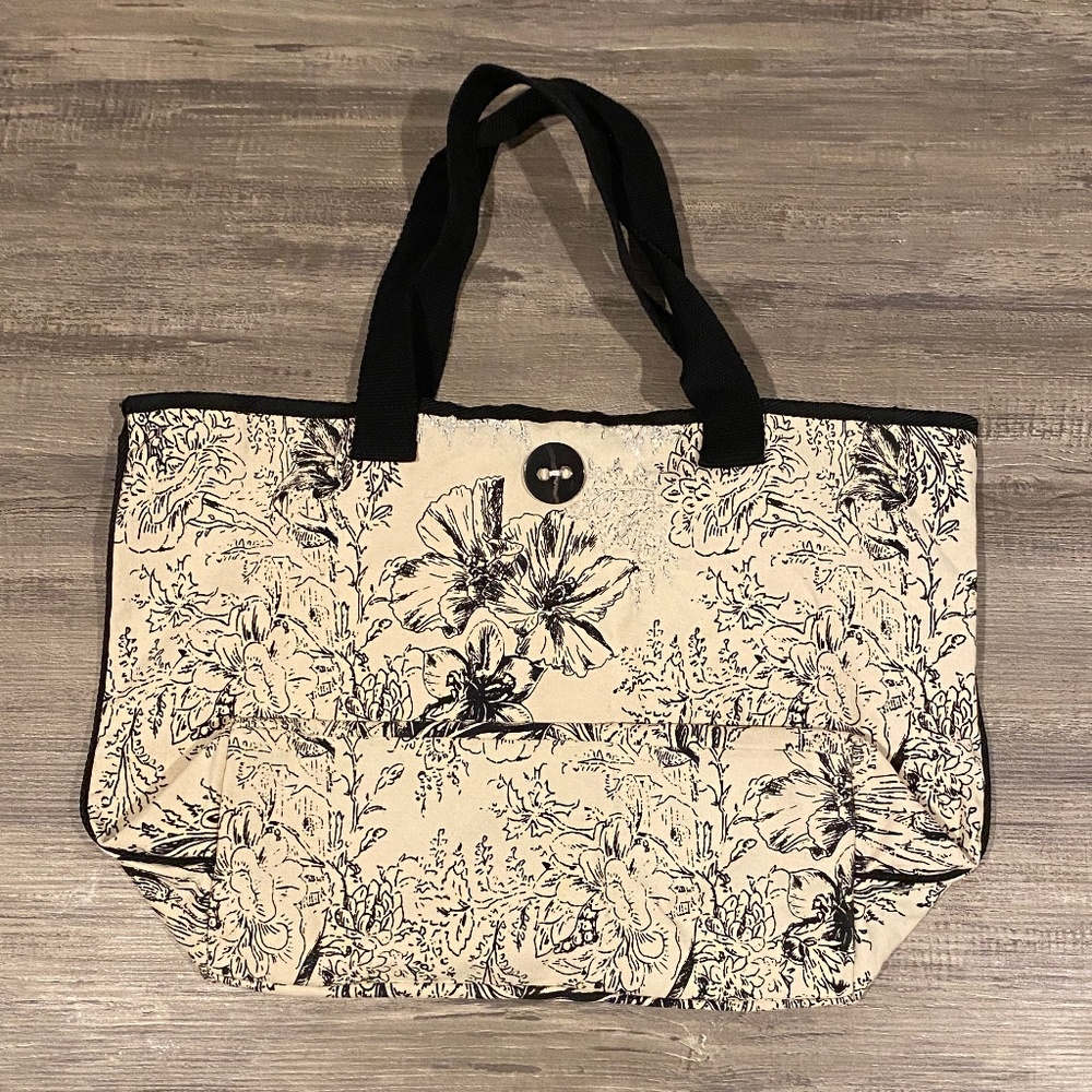 Flower canvas bag